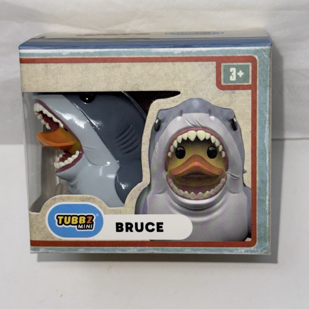 Mini Tubbz Ducks 2" Cosplay Duck Shark Jaws BRUCE Ages 3+ NIB